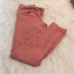 High waist skinny jeans